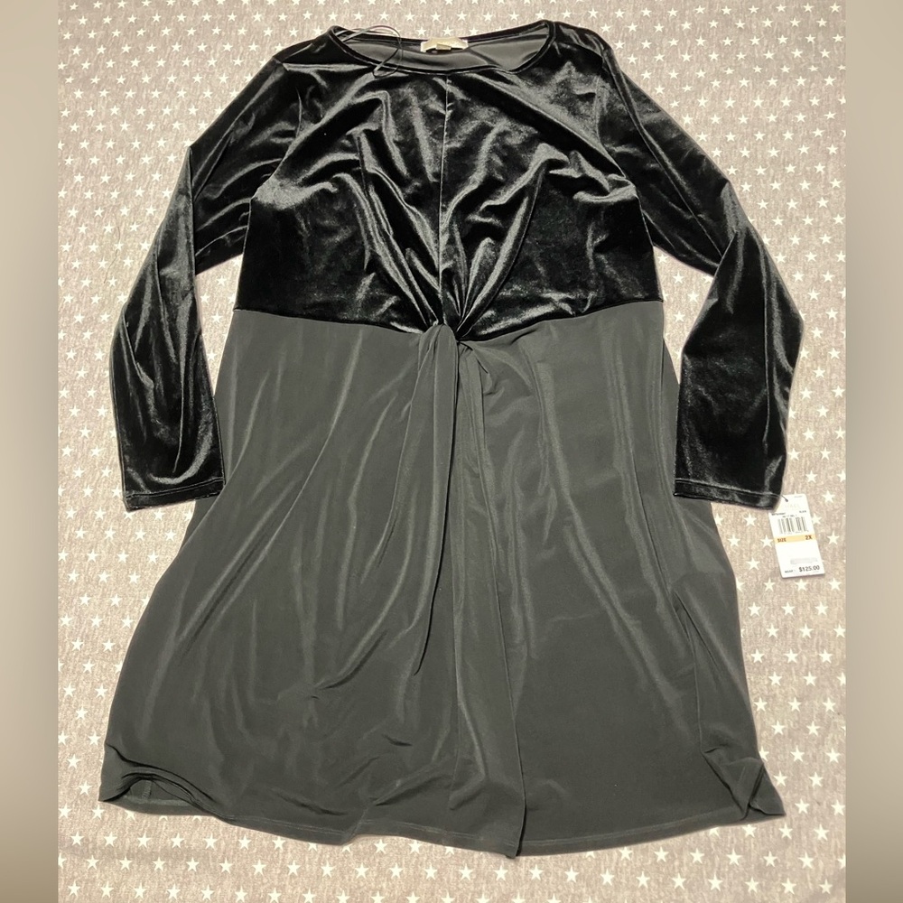 Michael Kors Dress Women’s 2XL Black Zip in Back Casual Cocktail NWT$125.00